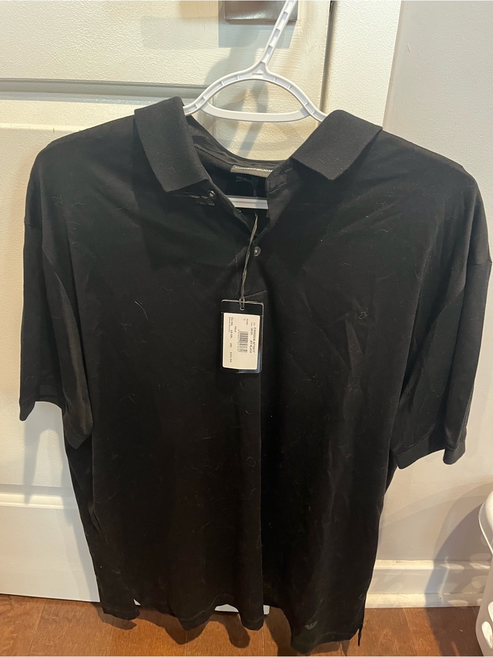 Emporio Armani Black Men's Polo Shirt